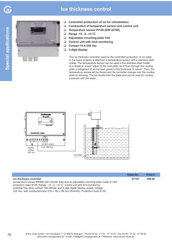 ice thickness controler EDR