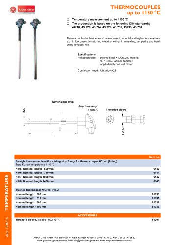 Thermocouples - thermocouples