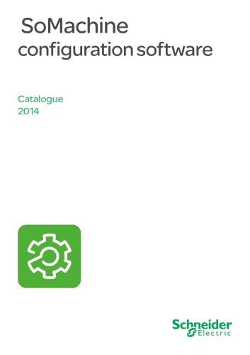 SoMachine configuration software-catalogue 2014