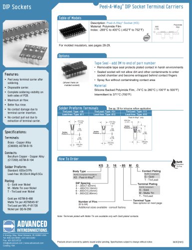 Peel-A-Way® DIP Socket