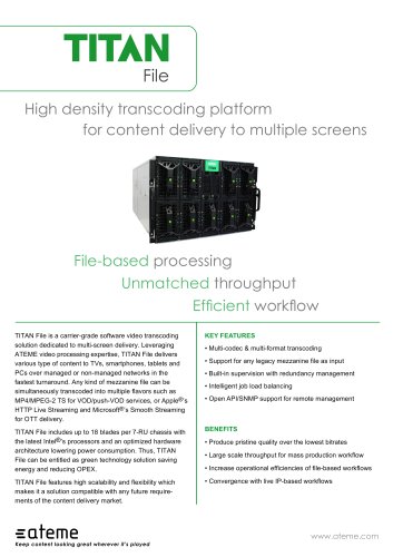 TITAN File Datasheet