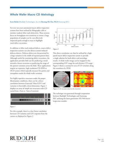 Whole Wafer Macro CD Metrology