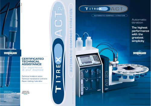 Automatic Titrator Titrex ACT2