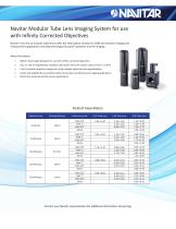 Navitar Modular Tube Lens Imaging System for use with Infinity Corrected Objectives