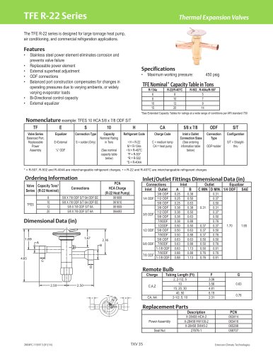 TFE R-22 Series