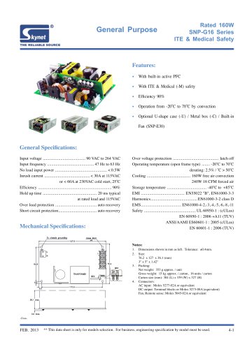 SNP-G16 series