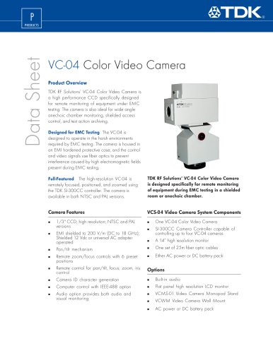 Color Video Camera