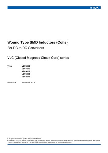 Wound Type SMD Inductors (Coils) 