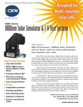 TriSOL Class AAA 1800nm Solar Simulator