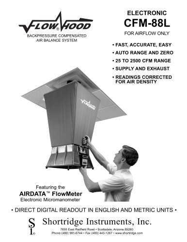 BACKPRESSURE COMPENSATED AIR BALANCE SYSTEM