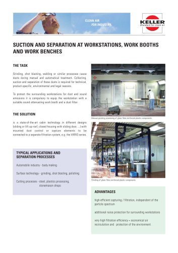 Keller - Suction and separation at workstations