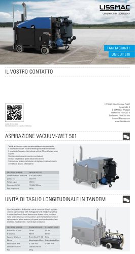 Tagliagiunti UNICUT catalogue