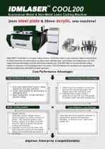 IDMLASERTM COOL200-Economical Metal & Non-Metal Laser Cutting Machine