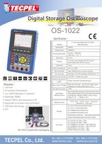 Handheld 20MHz Oscilloscope TECPEL OS-1022