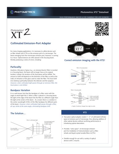 XT2 Collimating Emission-Port Adapter