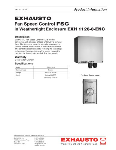 Fan Speed Control FSC