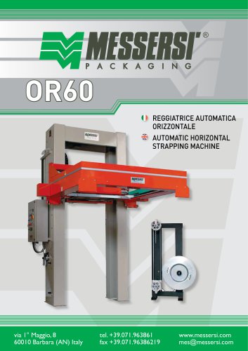 OR60 reggiatrice automatica orizzontale