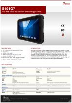 10.1" ARM Genio 700, Octa-core Android Rugged Tablet S101G7