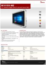 10.1" Healthcare Rugged Tablet PC with Intel® Celeron® N6211 M101EK-ME