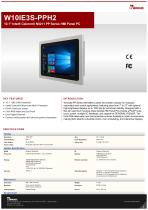 10.1" Intel® Celeron® N6211 PP Series HMI Panel PC W10IE3S-PPH2