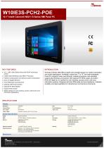 10.1" Intel® Celeron® N6211 S Series HMI Panel PC W10IE3S-PCH2-POE
