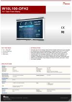 10.1” Open Frame Display W10L100-OFH2