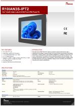 10.4” Intel® Twin Lake N150 Front IP65 Panel PC R10IAN3S-IPT2