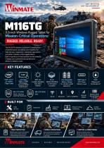 11.6" Windows Rugged Tablet with Intel® Core™ i5-1135G7 M116TG