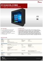 12.1" Intel® Core™ i5-1235U Chassis Panel PC R12IAD3S-CHM2