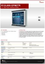12.1” Open Frame Transflective Display R12L600-OFM2TR