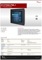 12.1" Panel Mount Display