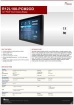 12.1" PCAP Touch Chassis Display R12L100-PCM2OD