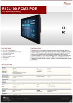 12.1" PoE Chassis Display R12L100PCM2POE