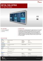 14.9” Open Frame Display W15L100-OFB2