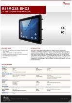 15" ARM A78+A55 E Series HMI Panel PC R15MG3S-EHC3
