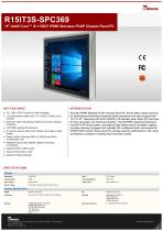15" Intel® Core™ i5-1135G7 IP69K Stainless PCAP Chassis Panel PC R15IT3S-SPC369