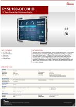 15” Open Frame High Brightness DisplayR15L100-OFC3HB