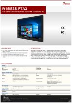 15.6" Intel® Celeron® N6211 PT Series HMI Touch Panel PC W15IE3S-PTA3