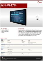 15.6" Multi-Touch Chassis Display W15L100-PTA3