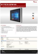 17" Intel Atom® x6413E IP69K Stainless PCAP Chassis Panel PC R17IE3S-SPM169