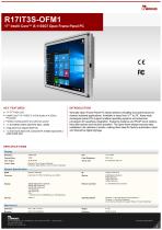 17" Intel® Core™ i5-1135G7 Open Frame Panel PC R17IT3S-OFM1