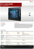17" Rack Mount Display R17L500-RKM1