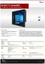 19" Intel® Core™ i5-1135G7 Chassis Panel PC R19IT7T-CHA2WT