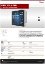 19” Multi-Touch Panel Mount Display R19L300-PPM1