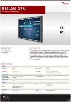 19” Open Frame Display R19L300-OFA1