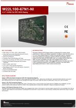 21.5” G-WIN Full IP67 NVIS Display W22L100-67N1-NI