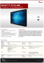 21.5" Intel® Core™ i5-1135G7 Healthcare Panel PC W22IT7T-PTA3-ME
