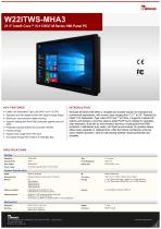 21.5" Intel® Core™ i5-1135G7 M Series HMI Panel PC W22ITWS-MHA3