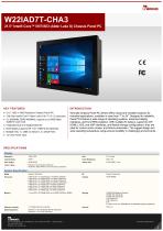 21.5" Intel® Core™ i9/i7/i5/i3 (Alder Lake S) Chassis Panel PC W22IAD7T-CHA3