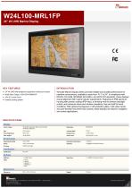24” 4K UHD Marine Display W24L100-MRL1FP